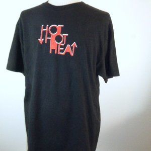 Hot Hot Heat black tour t shirt band xl 2005 Vintage short sleeve